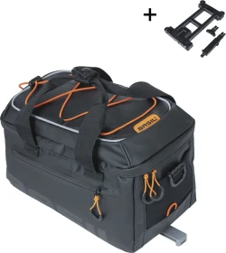 Basil Miles Tarpaulin MIK Gepäcktasche schwarz/orange