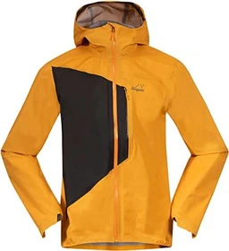 Bergans Y Lightline Air 3L Shell Funktionsjacke mango yellow/dark shadow grey (Herren)
