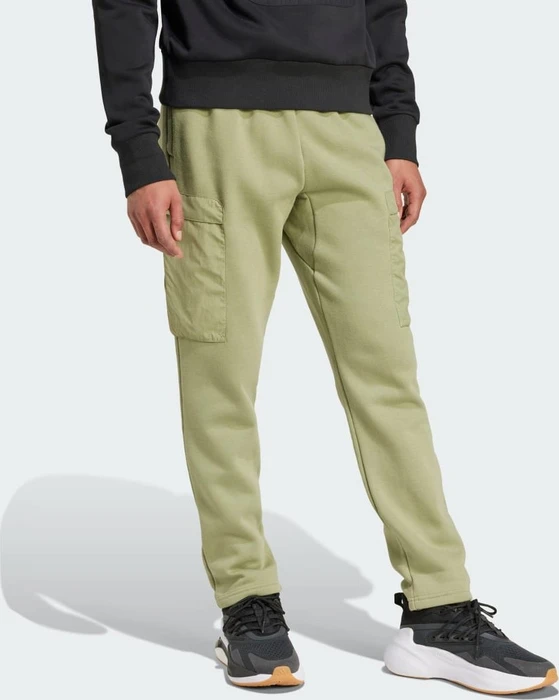 adidas City Escape Fleece Trainingshose lang tent green (Herren)