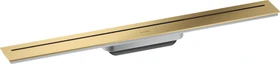 Hansgrohe Axor Drain Duschrinne, Fertigset 700 zur Wandmontage, brushed gold optic