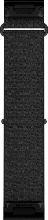 Garmin ComfortFit Quickfit Nylon Armband 26mm kurz schwarz
