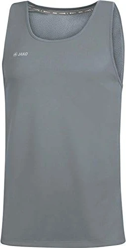 Jako Run 2.0 Laufshirt ärmellos steingrau (Junior)