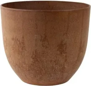 artstone Bola Pflanztopf 28cm braun