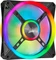 Corsair QL Series iCUE QL140 RGB PWM Dual Fan Kit, schwarz, LED-Steuerung, 140mm, 2er-Pack Vorschaubild