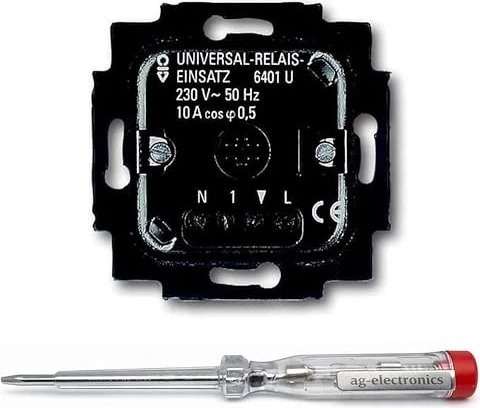 Busch Jaeger Universal Relais-Einsatz 6401 U-102 230V 2300W/VA Image