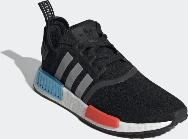 adidas NMD_R1 core black/silver metallic/solar red (Herren)