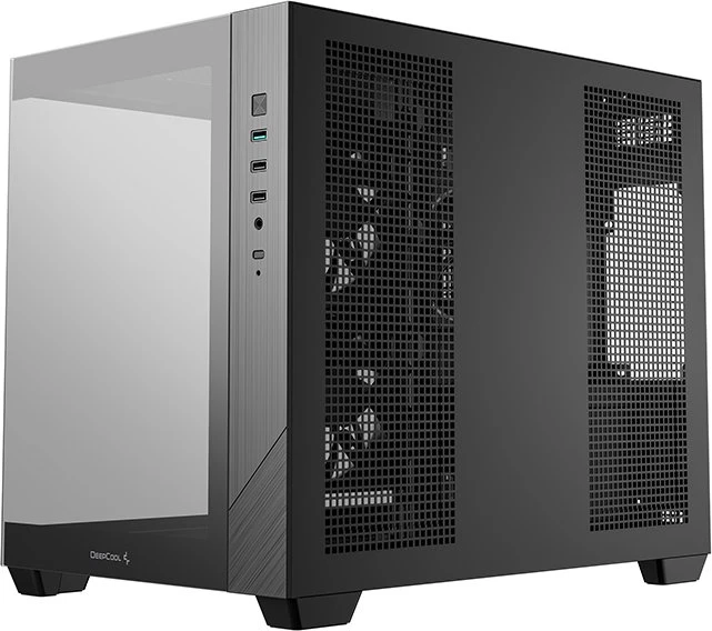 DeepCool CG330 3F Black, Glasfenster