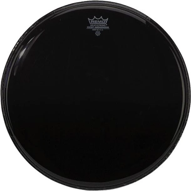 Remo Ambassador Ebony Bass 16"
