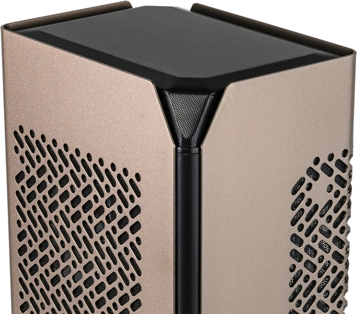Cooler Master NCORE 100 MAX Bronze Edition, bronze/schwarz, Glasfenster, Mini-ITX, 850W SFX