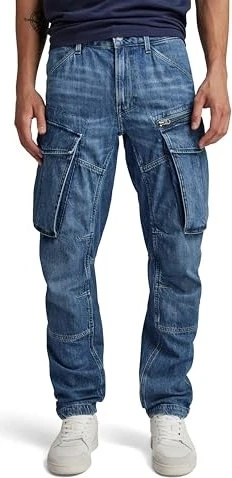 G-Star Rovic Zip 3D Regular Tapered Denim Jeans faded cliffside blue (Herren)