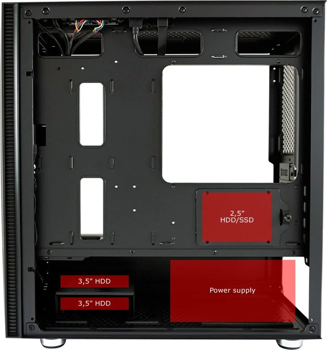 LC-Power Gaming 711MB Nightbreak_X, Glasfenster