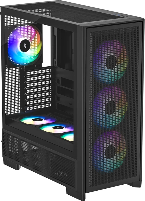 Silentware Air 2000 A-RGB Black, Glasfenster