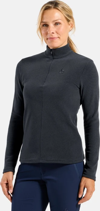 Odlo Roy Mid Funktionsshirt langarm dark sapphire/black/stripes (Damen)