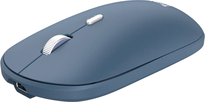 Trust Lyra Multi-Device Wireless Keyboard & Mouse Set, blau, USB/Bluetooth, DE