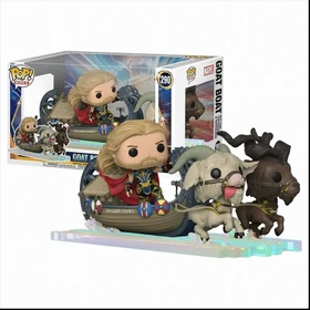 FunKo Pop! - Marvel Thor Love And Thunder - Goat Boat with Thor, Toothgnasher & Toothgrinder