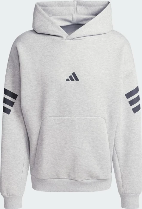 adidas Future Icons 3-Streifen Hoodie medium grey heather (Herren)