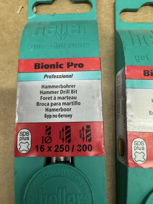 Heller Bionic Pro SDS-plus Hammerbohrer, 16x250x300mm, 1 Stück