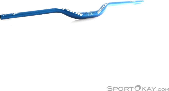 Spank Spike Race 31.8mm/50mm/4° up/8° back Riser Lenker 800mm blau