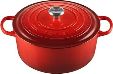 Le Creuset Signature Gusseisen Bräter rund 30cm kirschrot