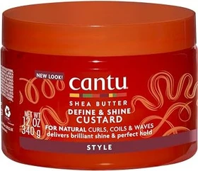 Cantu Shea Butter Natural Hair Define & Shine Custard, 340g