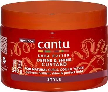 Cantu Shea Butter Natural Hair Define & Shine Custard, 340g