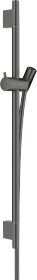 Hansgrohe Unica Brausestange S Puro 65cm mit Isiflex Brauseschlauch 160cm brushed black chrome