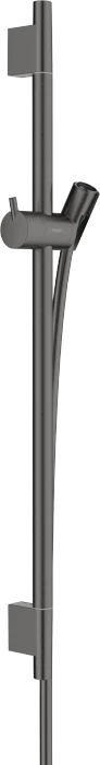 Hansgrohe Unica Brausestange S Puro 65cm mit Isiflex Brauseschlauch 160cm brushed black chrome