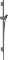 Hansgrohe Unica Brausestange S Puro 65cm mit Isiflex Brauseschlauch 160cm brushed black chrome Vorschaubild