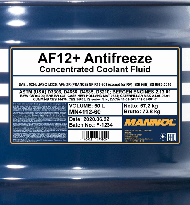 Mannol AF12+ 60l