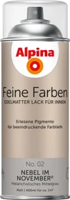 Alpina Farben Feine Farben Sprühlack No. 02 Nebel im November innen mittelgrau edelmatt, 400ml