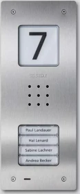 Siedle Audio-Türstation CAU 850-4-0 E, UP, 4 Ruftasten, Außenstation