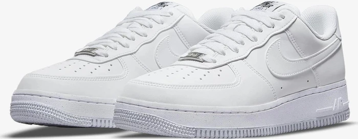 Nike Air Force 1 '07 white/black/metallic silver (Damen)