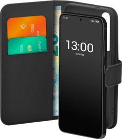 Puro Wallet Stand Case für Samsung Galaxy S24 schwarz