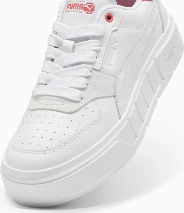 Puma Cali Court Match puma white/tart cherry (Damen)