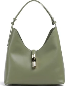 Furla Goccia M Schultertasche avocado
