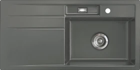systemceram Bela 100 F Einbau Becken rechts lava