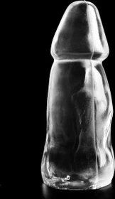 Dark Crystal Clear Medium Dildo