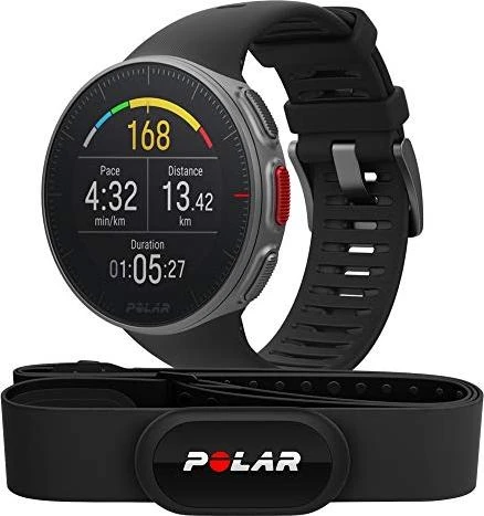 Polar Vantage V mit H10 Herzfrequenz-Sensor schwarz