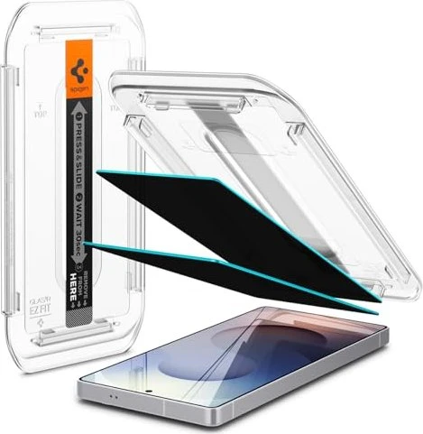 Spigen GLAS.tR EZ Fit Privacy Screen Protector für Samsung Galaxy S25 Ultra, 2er-Pack