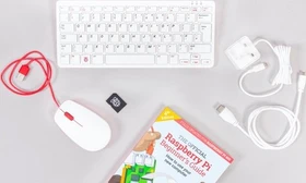Raspberry Pi 400 Kit, 4GB RAM, DE (Raspberry Pi 400 DE Kit)