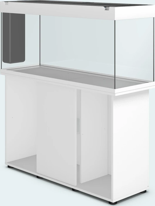 Juwel Rio 240 LED Aquarium-Set mit Unterschrank, weiß/weiß, 240l