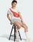 adidas Loungewear Essentials Slim 3 Streifen T-Shirt kurzarm off white/white (Damen) Vorschaubild