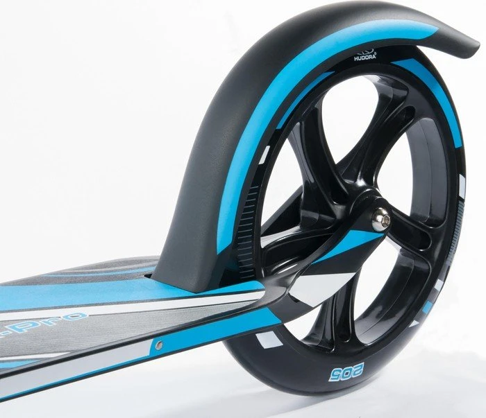 Hudora Big Wheel 205 Scooter schwarz/blau