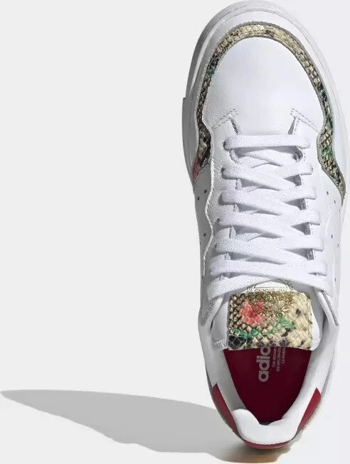 adidas Supercourt cloud white/scarlet/gold metallic (Damen)