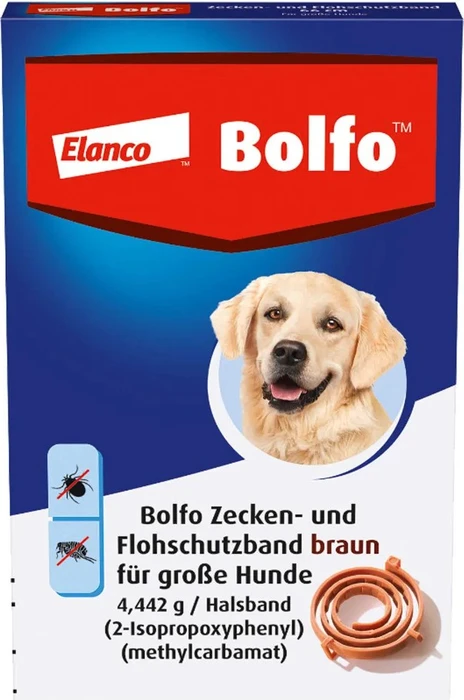 Bayer Bolfo Zecken und Flohband braun für große Hunde 66cm, 1 Stück