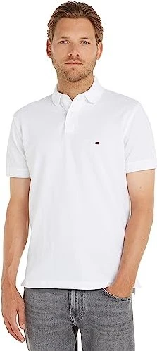 Tommy Hilfiger 1985 Regular Fit Poloshirt kurzarm weiß (Herren)