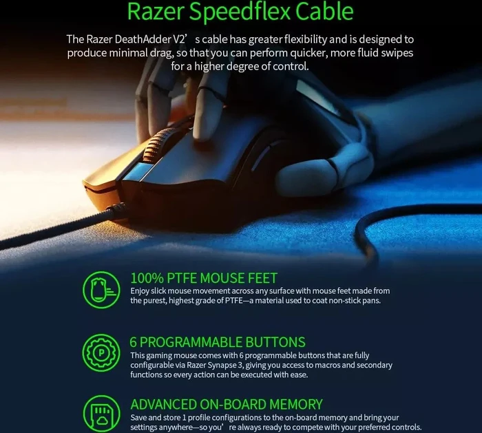 Razer DeathAdder V2 Mini, USB