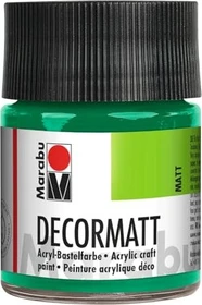 Marabu Decormatt Acryl Acrylfarbe, saftgrün, 50ml