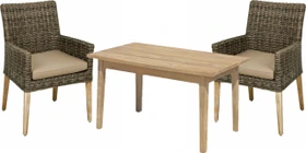 Garden Pleasure Norvell/Pueblo Gartenmöbel-Set braun, 4-tlg.