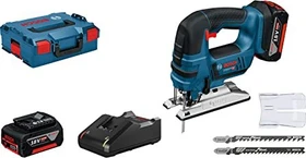 Bosch Professional GST 18V-Li S Akku-Pendelhubstichsäge inkl. L-Boxx + 2 Akkus 4.0Ah + Zubehör